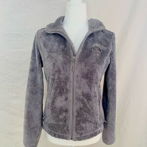 The North Face Women's Plush Gray Teddy Jacket